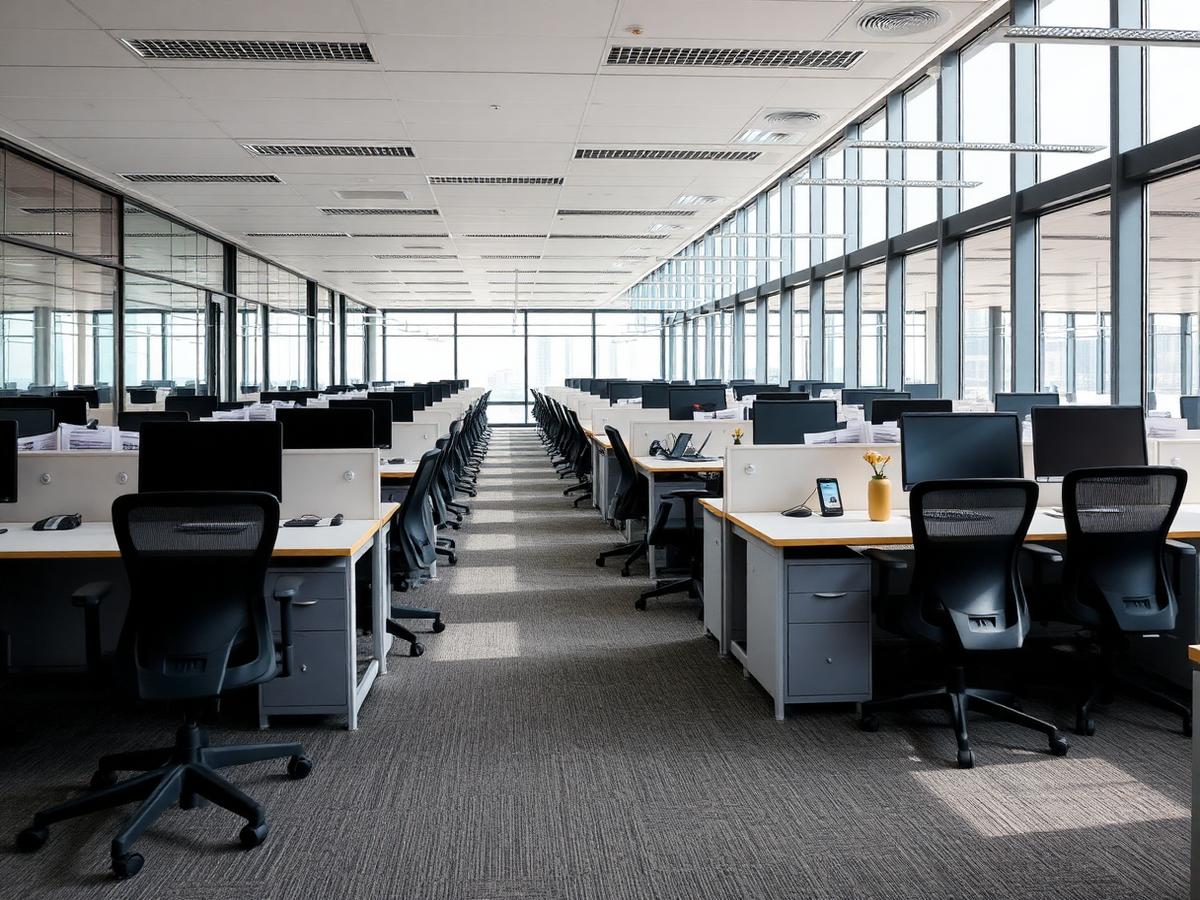 Open-Plan Trading Floor